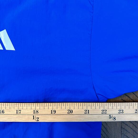 Adidas Street Active Windbreaker Blue Pink Colorblock Jacket M - Picture 7 of 8